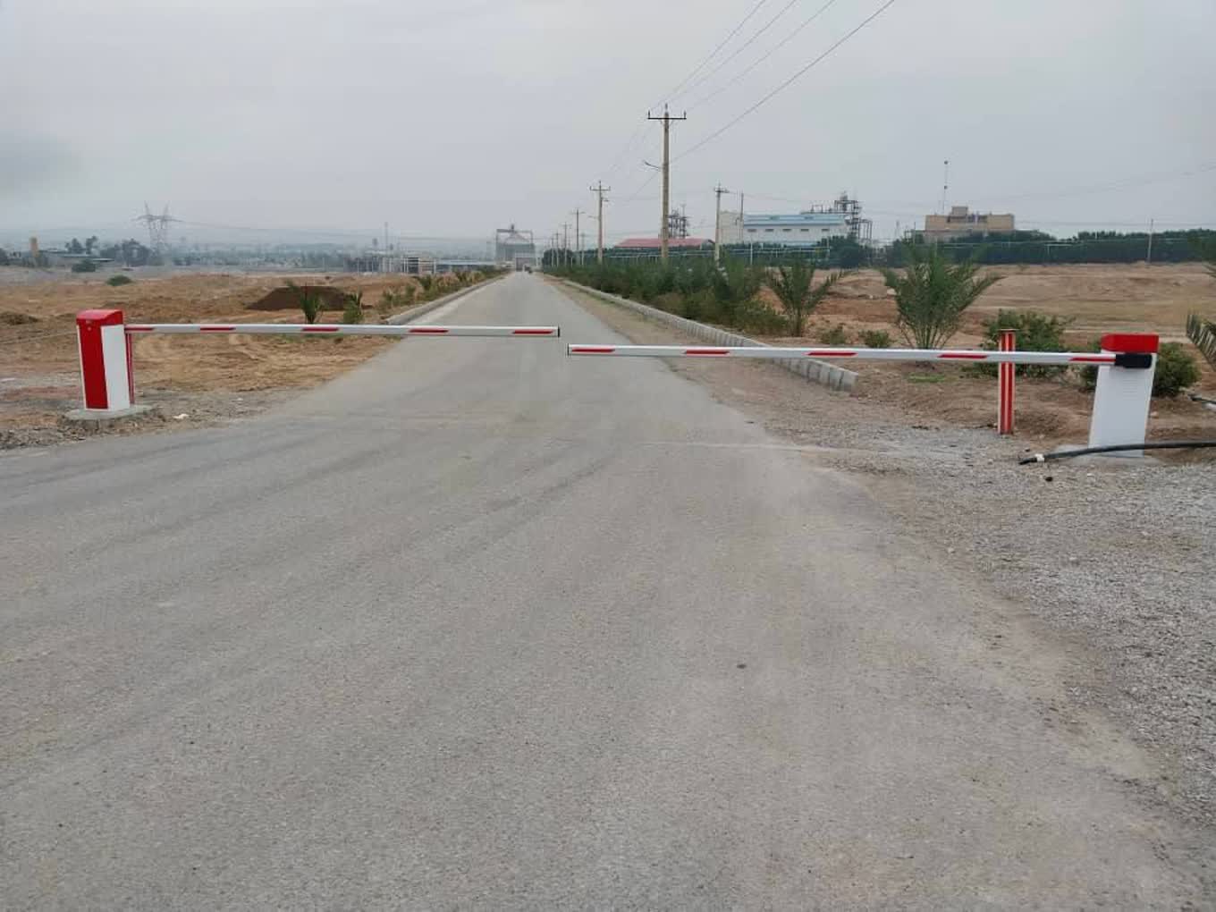نمونه کار راهبند در پتروشیمی شوشتر