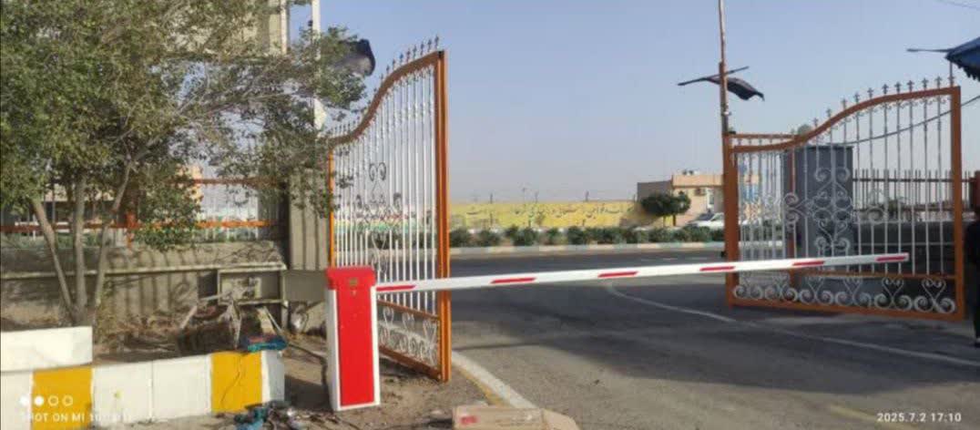 نمونه کار راهبند در فرودگاه مهرآباد
