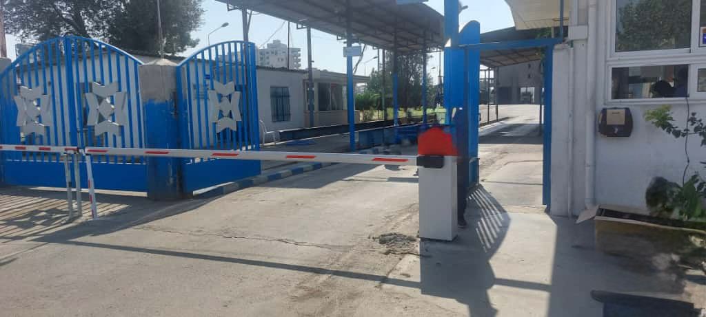 نمونه کار راهبند در ساری در کارخانه آرد نکا