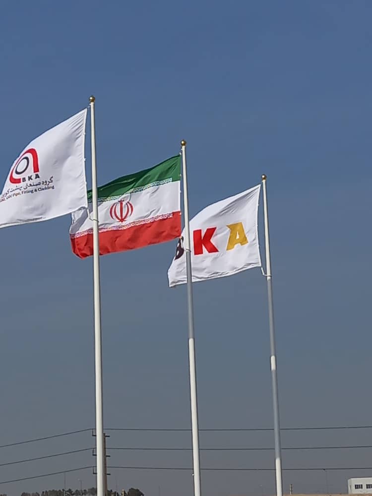 نمونه کار میل پرچم در کرج